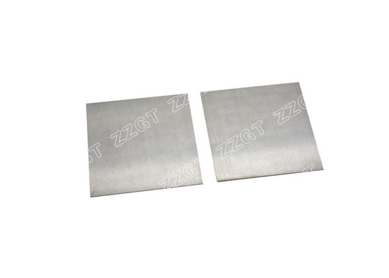 Placa material del carburo de tungsteno del acero de tungsteno 105*105*2 para la industria de electrónica